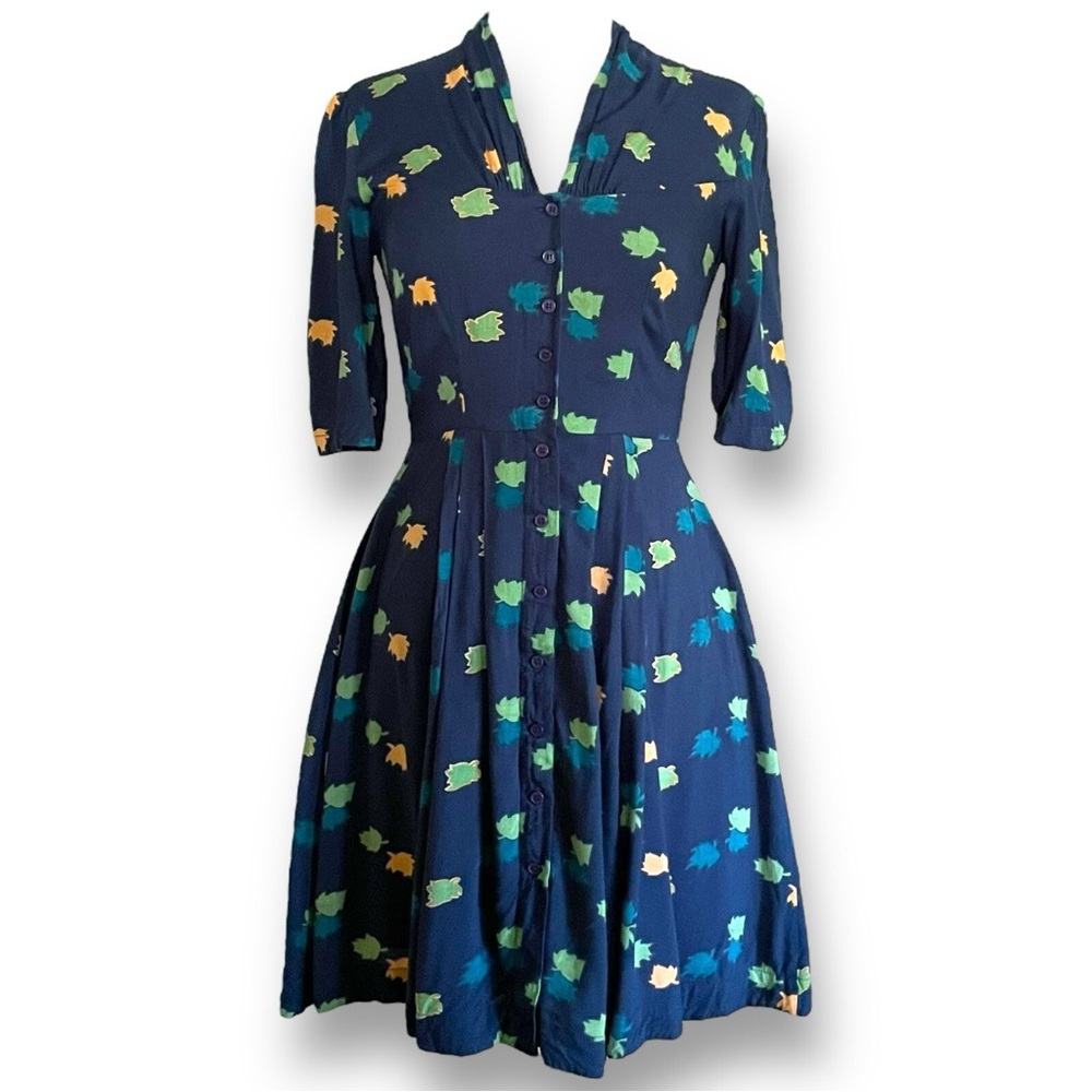 Modcloth Blue and Green Dress